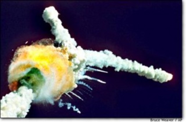 The Explosion Of The Space Shuttle Challenger