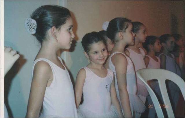 Bia Saleh:Primeira apresentação de balet