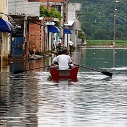 São Paulo alagada