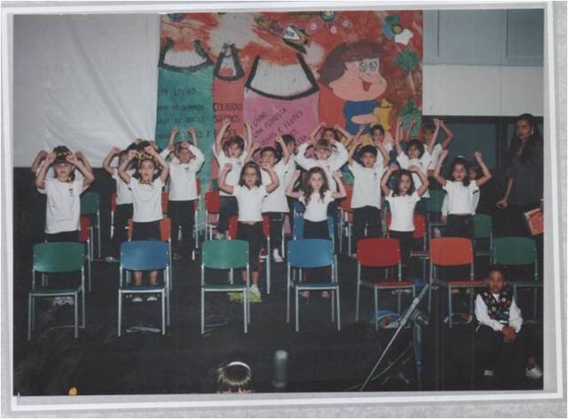 Bia Saleh:formatura da pré-escola