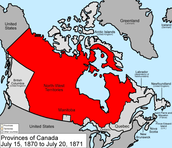 NORTHWEST TERRITORIES JOINS CONFEDERATION