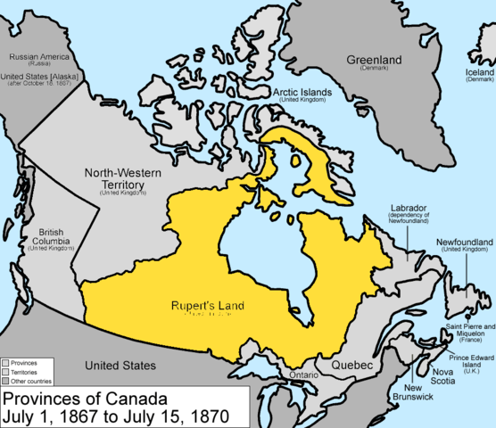 CANADA PURCHASES RUPERT'S LAND