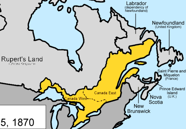UNITED PROVINCE OF CANADA IS FORMED