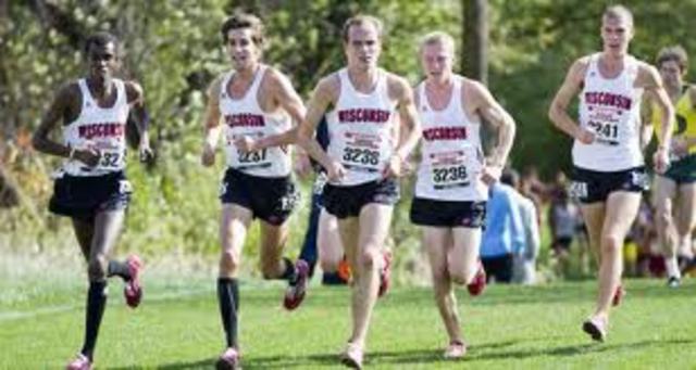 Mi primero cruzar carrera a campo en la escuela!