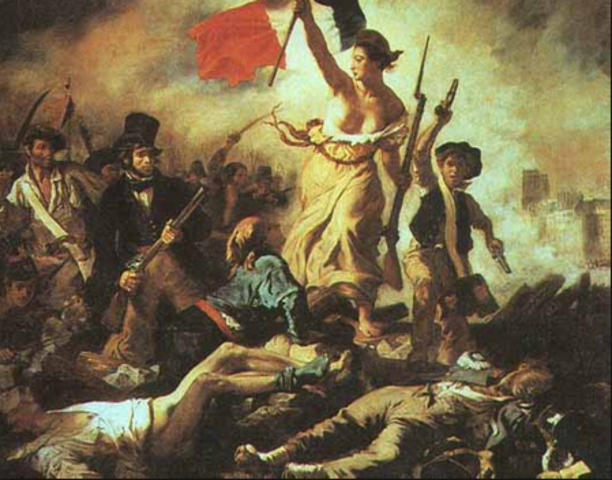 The French Revolution happens