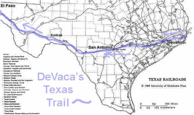 DeVaca Discovers Texas
