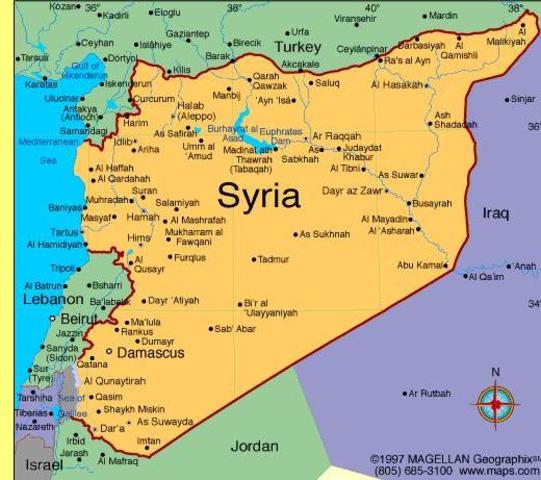 Geo - Mapa da Síria