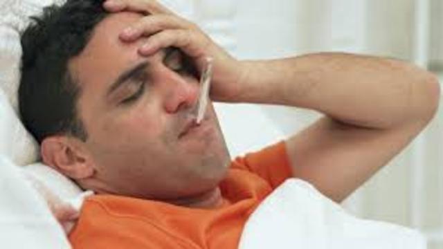 Home sick with the flu all week