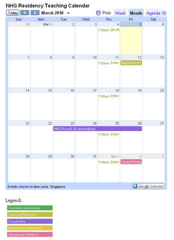 Day 5: Installing System Components - Google Calendar