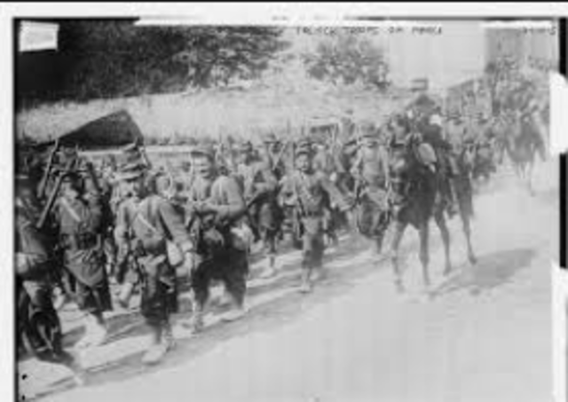 world War 1 begins as Austria declares on serba