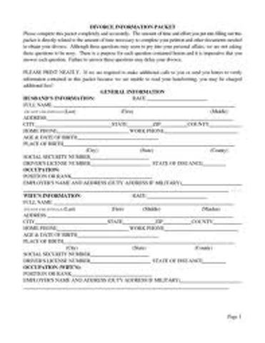 Mom and Dad have a divorce