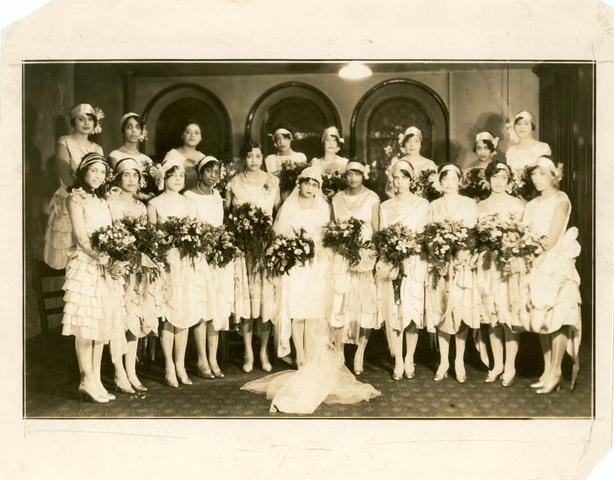 Countee Cullen and Yolande Du Bois married