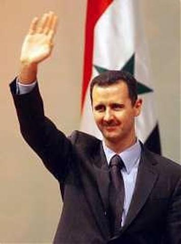 Início do mandato de Bashar Al-assad