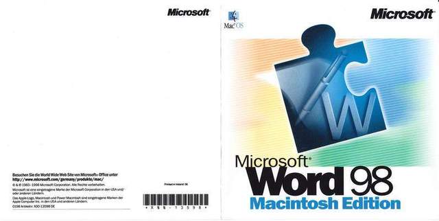 word 98 MAC
