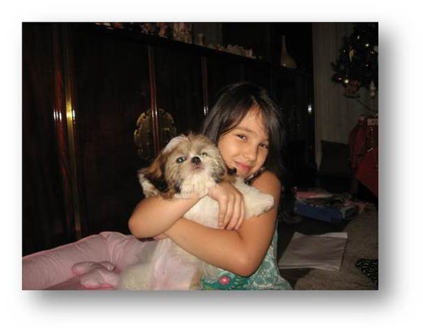 Ma- Minha primeira cachorra