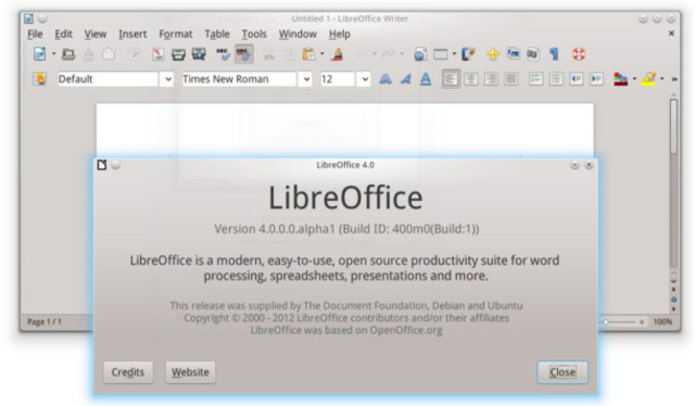 LibreOffice V4