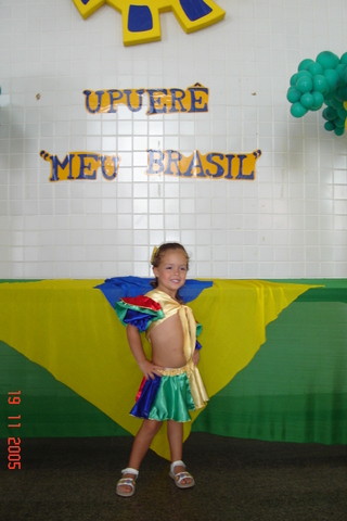 Dia de encerramento da escolhinha -Ingrid