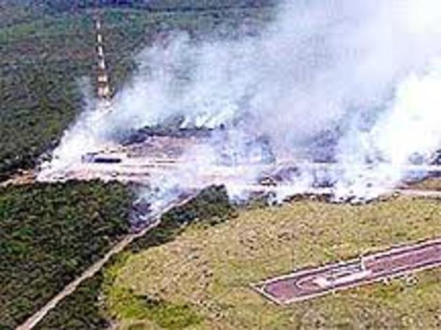 Política: Explosão no centro de lançamento