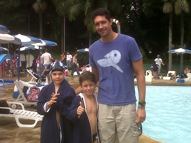 Primeira competição do Augusto