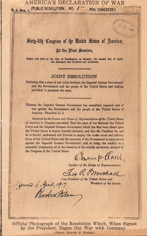 1st Declaration of War