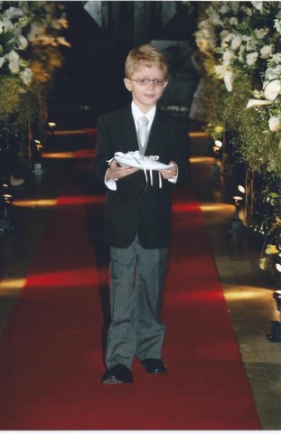 Pajem no casamento da minha prima- Joaquim