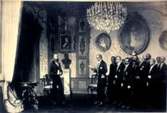 1861 Napoleón III sugiere a Maximiliano como candidato para el trono de México.