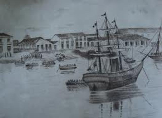 1862 Los franceses avanzaron desde la costa del golfo de México hacia el centro del país