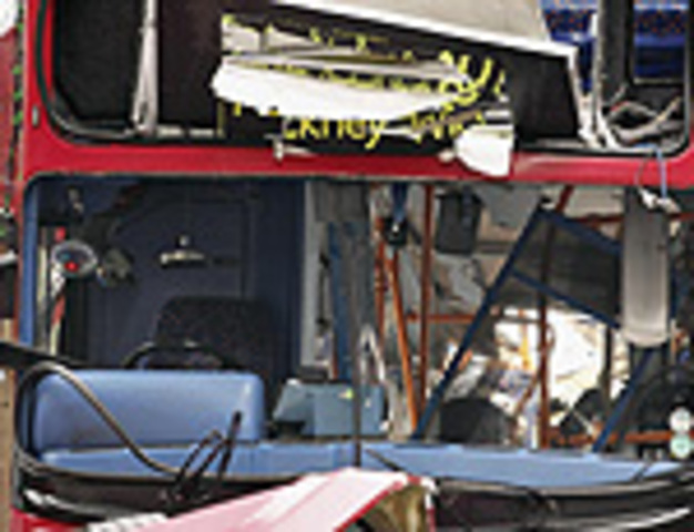 Explosão de três vagões