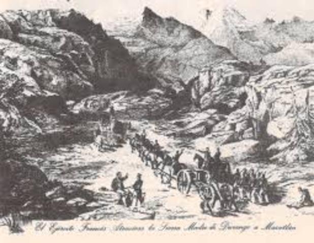 Las tropas extranjeras ocuparon la Ciudad de México el 10 de junio de 1863.