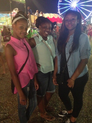 Went too the fair with my friends