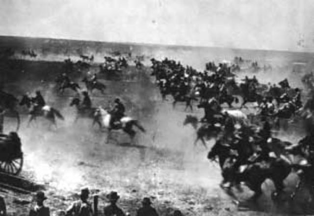 The day of The Oklahoma Land Rush