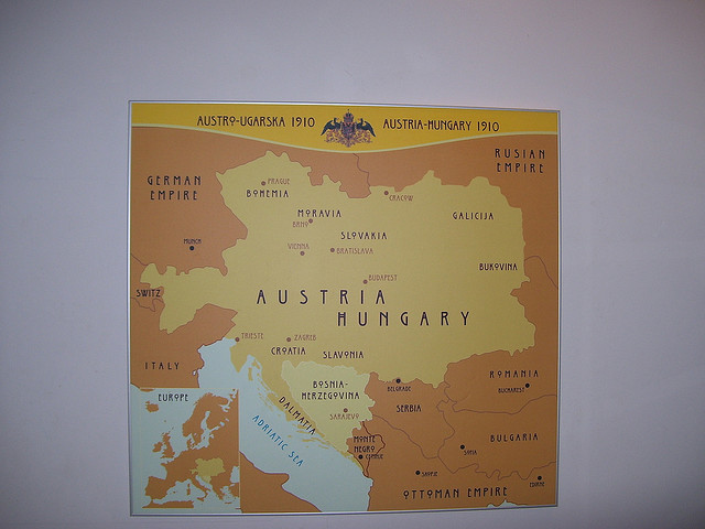 Austria-Hungary annexing Bosnia and Herzegovina