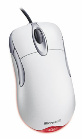 The first mainstream optical mouse,Microsoft Intellimouse Explorer is made