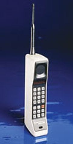 Motorola DynaTAC 8000X is made, one of the first portable cell phones
