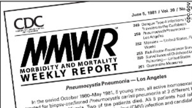 First Publication of AIDS Cases