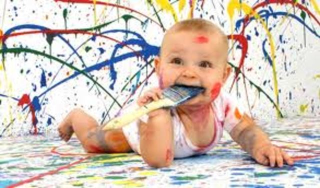 minha primeira pintura- Eduardo