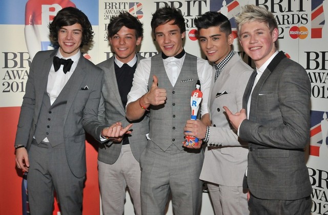One Direction 2012 Brit Awards