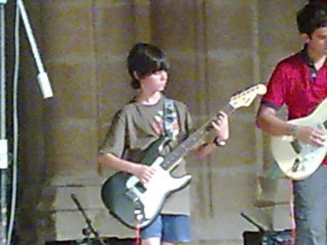 I played in my first concert