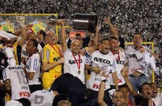 O Corinthians é campeão da Copa Libertadores da América