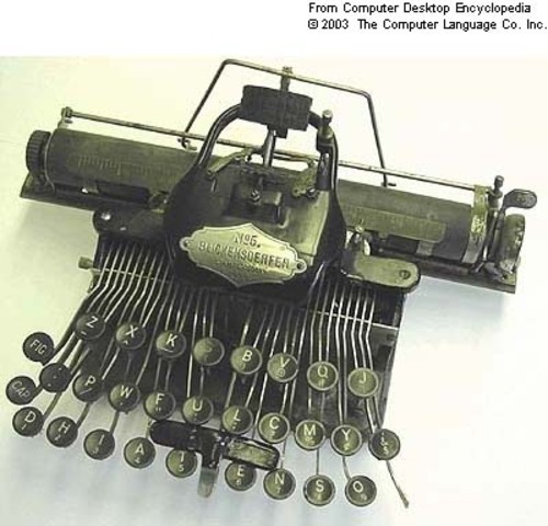 Typewriter Invented
