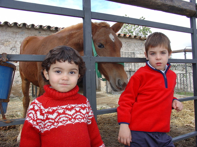 Me, my brother and my new horse