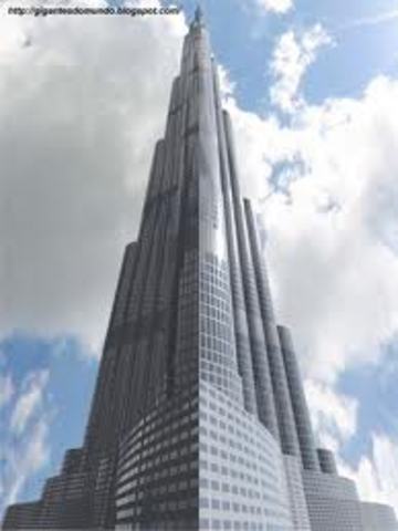 É construido o edificio mais alto do mundo