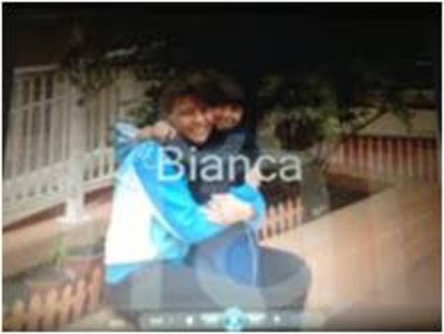 primeiro dia de aula da Bianca