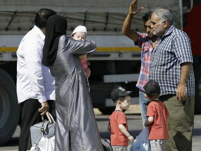 refugiados na Síria