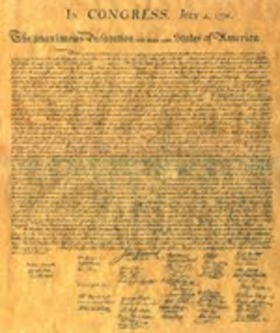 The Declaration of Independance