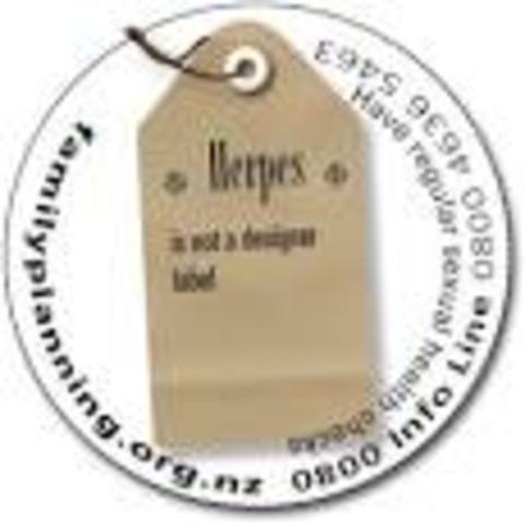 Herpes labled an STD