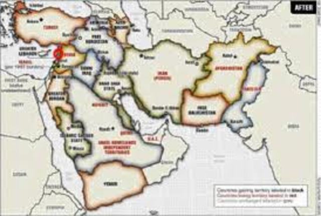 Cartografia: mapa da síria no Oriente Médio