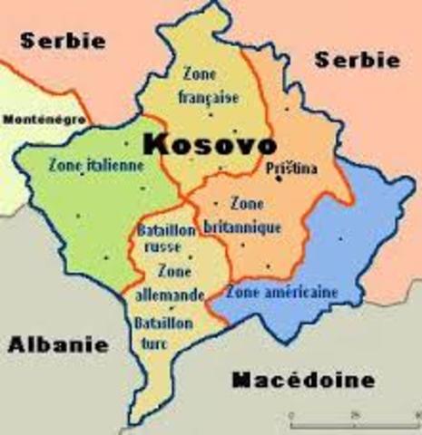 O Kosovo declara indepêndencia da Sérvia