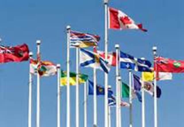 Ontario, Quebec , Nova Scotia and New Brunswick