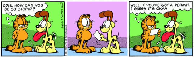 Comic Strip of Garfield